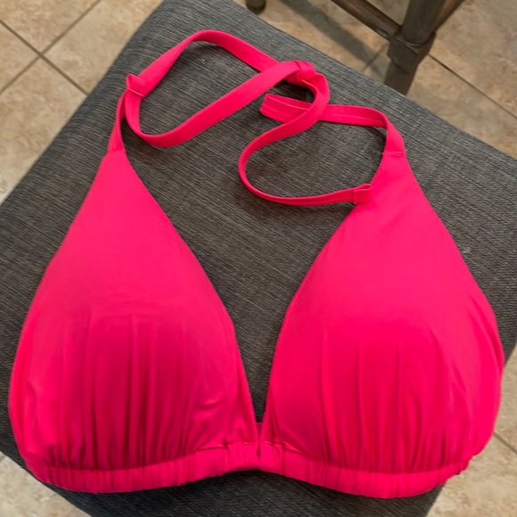 SPANX Swim Hot Pink Spanx Bikini Triangle Top Xl Perfect Poshmark